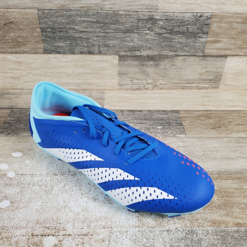 Adidas Predator Accuracy.3 Firm Ground Soccer Cleat Womens 11 Bright Royal White